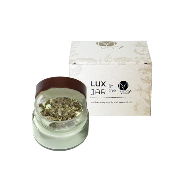 Lux Jar in the VEG  MENTA E LIME 100GR